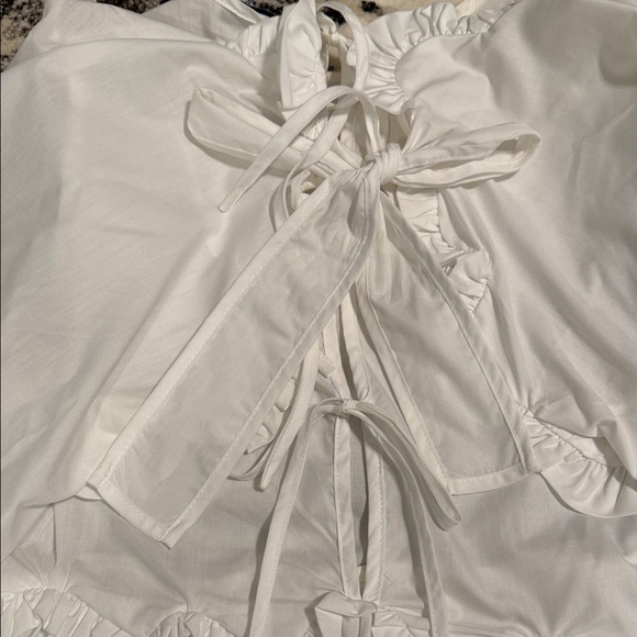 En Saison Cream Ruffled Blouse - Picture 5 of 6